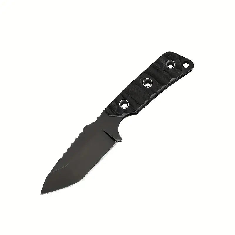 Wild West Survivalist: Multi-Function Knife with Built-In Flint, Compass, and Mirror - Dixie Hike & Style