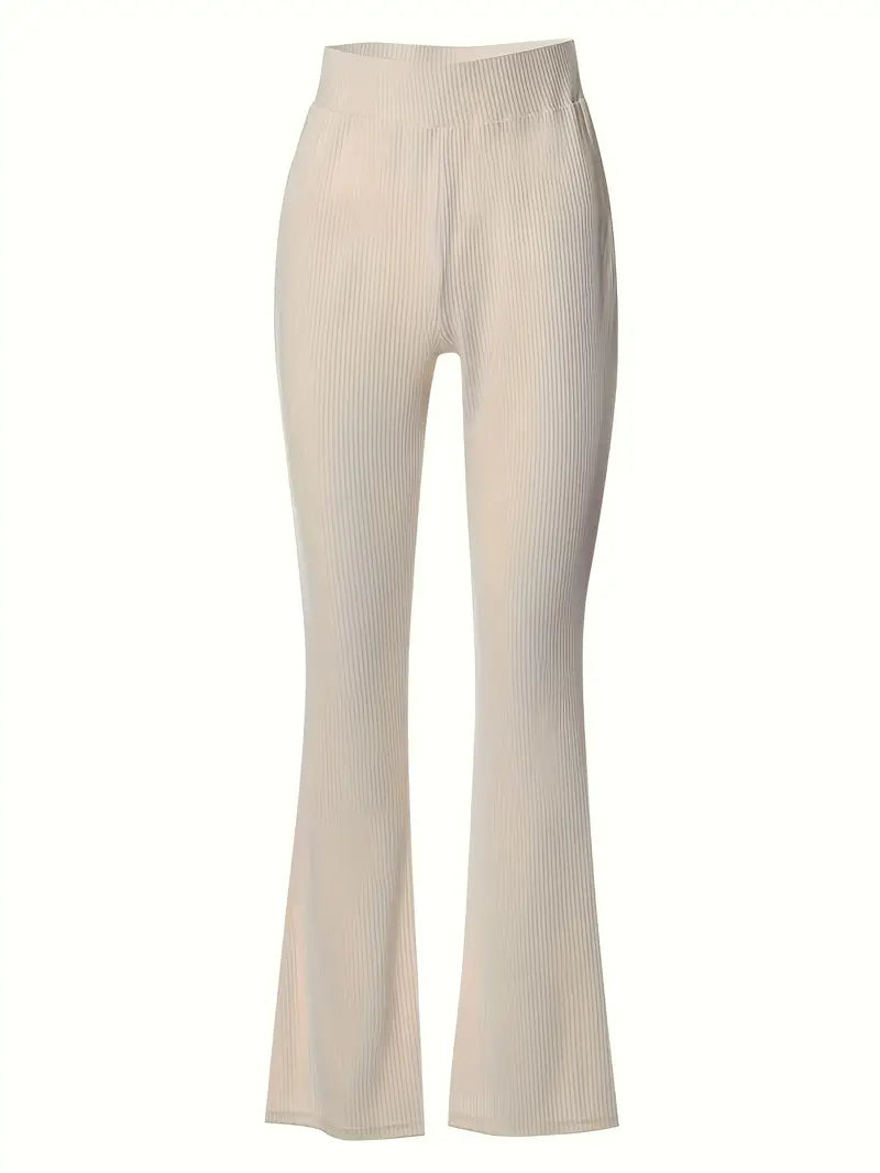 SleekFit Ribbed High-Waist Leggings - Dixie Hike & Style