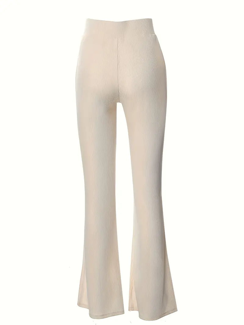 SleekFit Ribbed High-Waist Leggings - Dixie Hike & Style