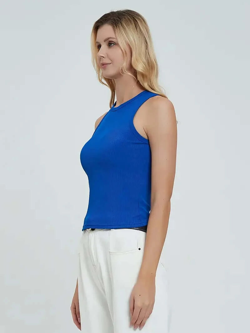 FlexFit Chic Yoga Tank: Your Go-To for Style & Comfort in Active Wear - Dixie Hike & Style