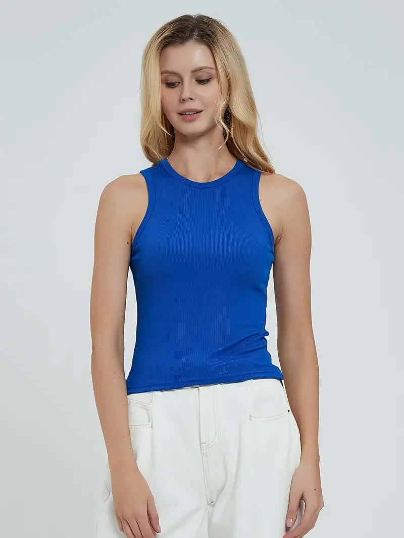 FlexFit Chic Yoga Tank: Your Go-To for Style & Comfort in Active Wear - Dixie Hike & Style