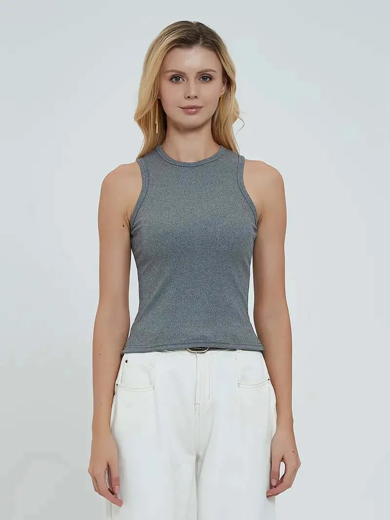 FlexFit Chic Yoga Tank: Your Go-To for Style & Comfort in Active Wear - Dixie Hike & Style