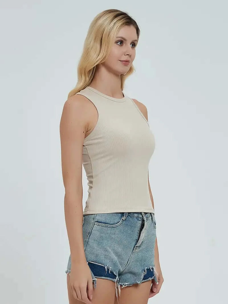 FlexFit Chic Yoga Tank: Your Go-To for Style & Comfort in Active Wear - Dixie Hike & Style