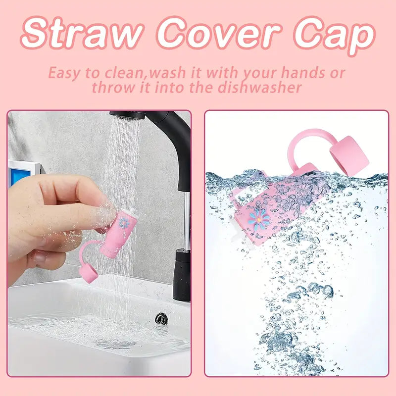 Silicone SplashGuard Straw Caps - For Stanley Tumblers - Dixie Hike & Style