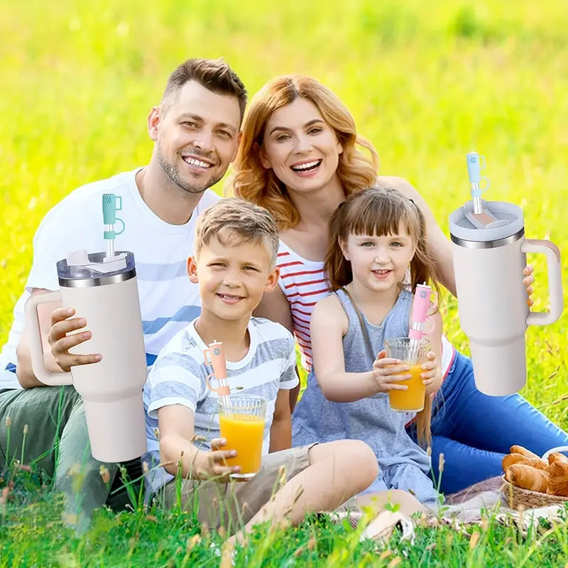 Silicone SplashGuard Straw Caps - For Stanley Tumblers - Dixie Hike & Style