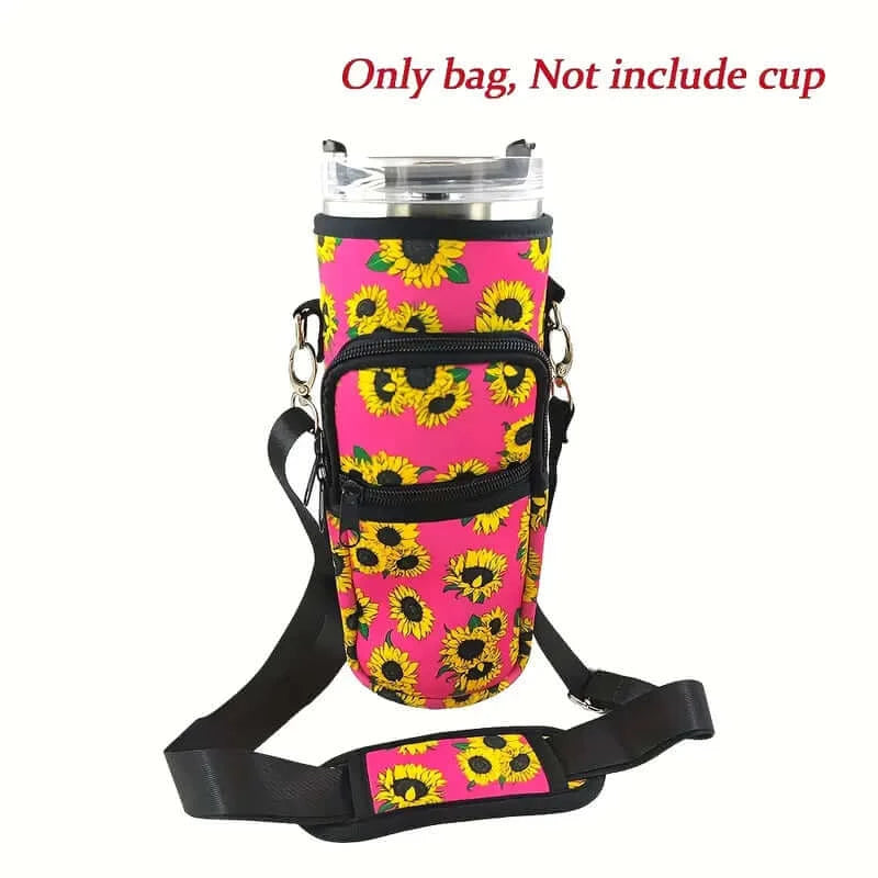 40oz Neoprene Adventure Tumbler Sleeve with Pocket - Dixie Hike & Style