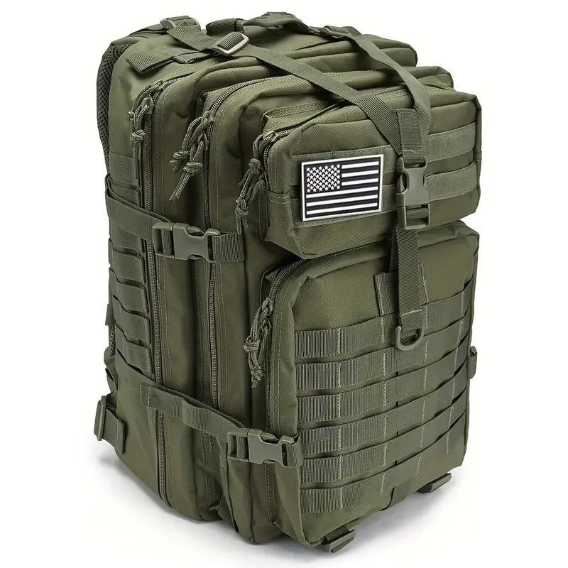 Wild West Frontier 45L Tactical MOLLE Backpack - Dixie Hike & Style