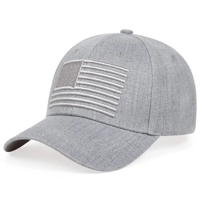 Wild West Patriot Hat - Unisex USA Flag Embroidered Cap - Dixie Hike & Style