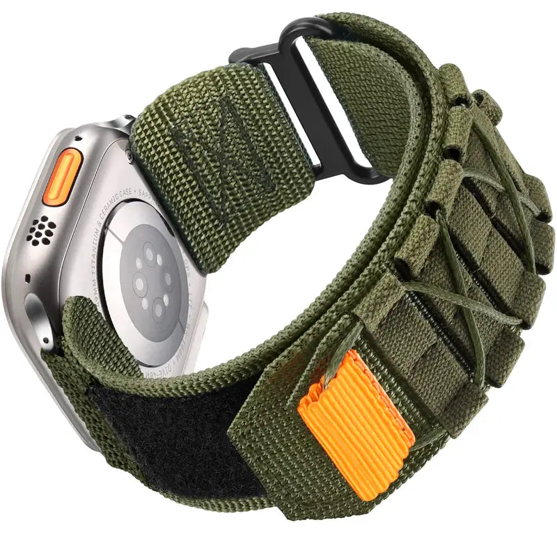 Wild West Tactical Ranger: Durable Nylon Watch Strap - Dixie Hike & Style