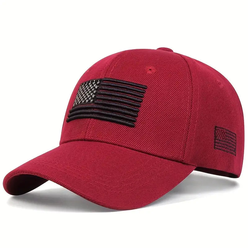Wild West Patriot Hat - Unisex USA Flag Embroidered Cap - Dixie Hike & Style