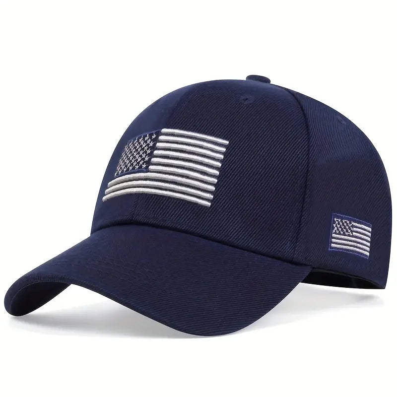 Wild West Patriot Hat - Unisex USA Flag Embroidered Cap - Dixie Hike & Style