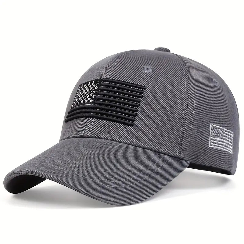 Wild West Patriot Hat - Unisex USA Flag Embroidered Cap - Dixie Hike & Style
