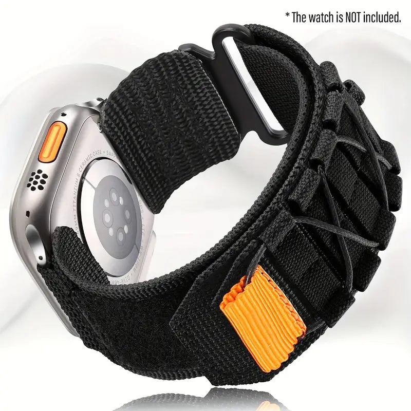 Wild West Tactical Ranger: Durable Nylon Watch Strap - Dixie Hike & Style