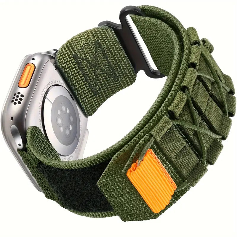 Wild West Tactical Ranger: Durable Nylon Watch Strap - Dixie Hike & Style