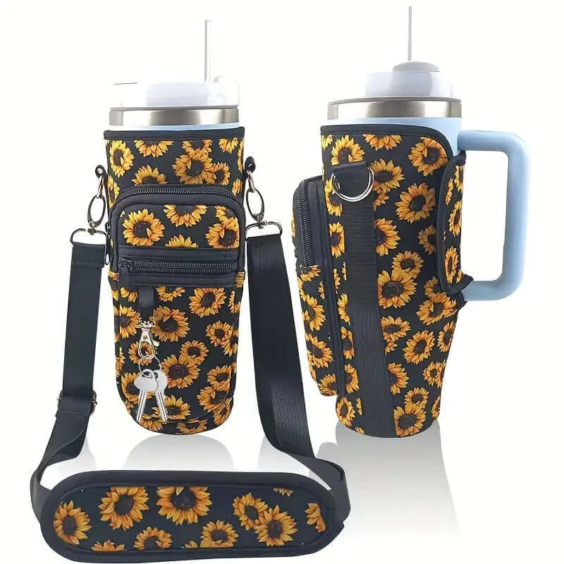 40oz Neoprene Adventure Tumbler Sleeve with Pocket - Dixie Hike & Style