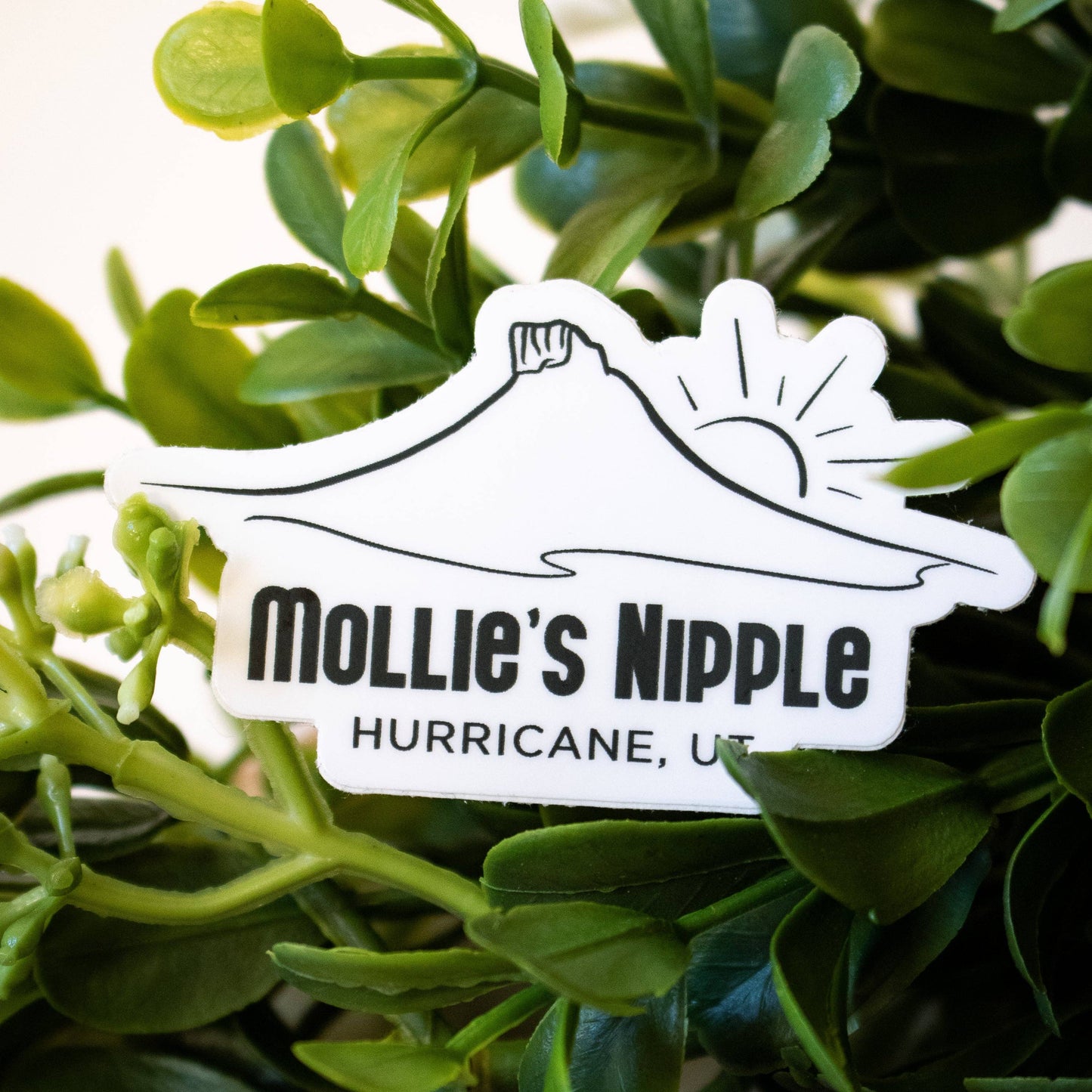 Mollie's Nipple Bold Sticker - Dixie Hike & Style