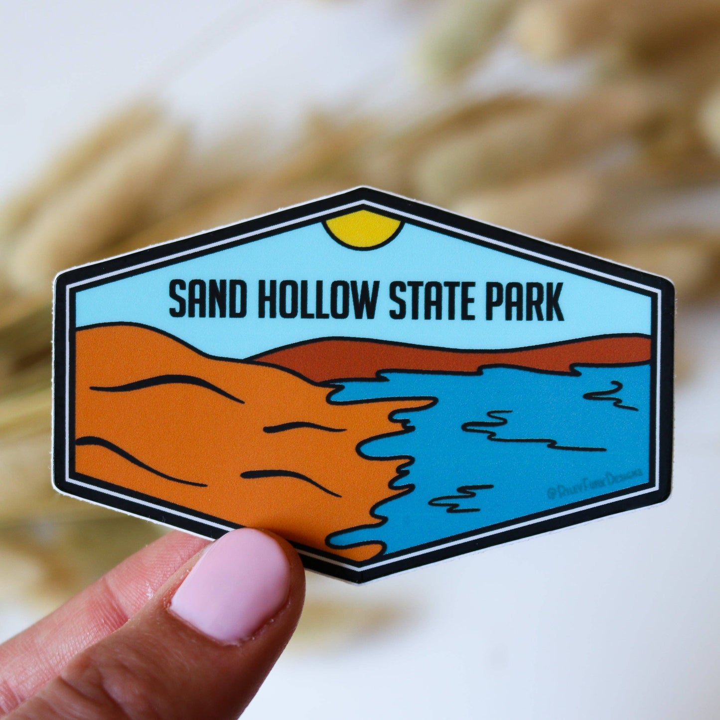 Sand Hollow State Park Sticker - Dixie Hike & Style