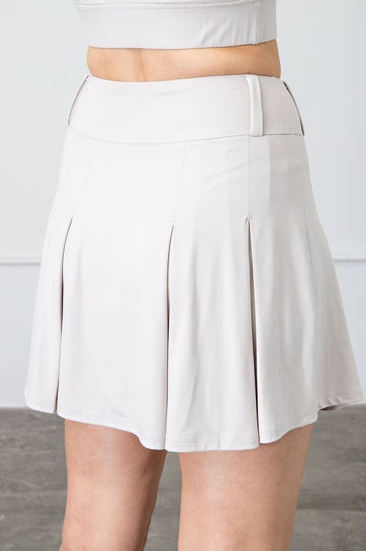 S157037 Butter Soft Pleat Golf Skort