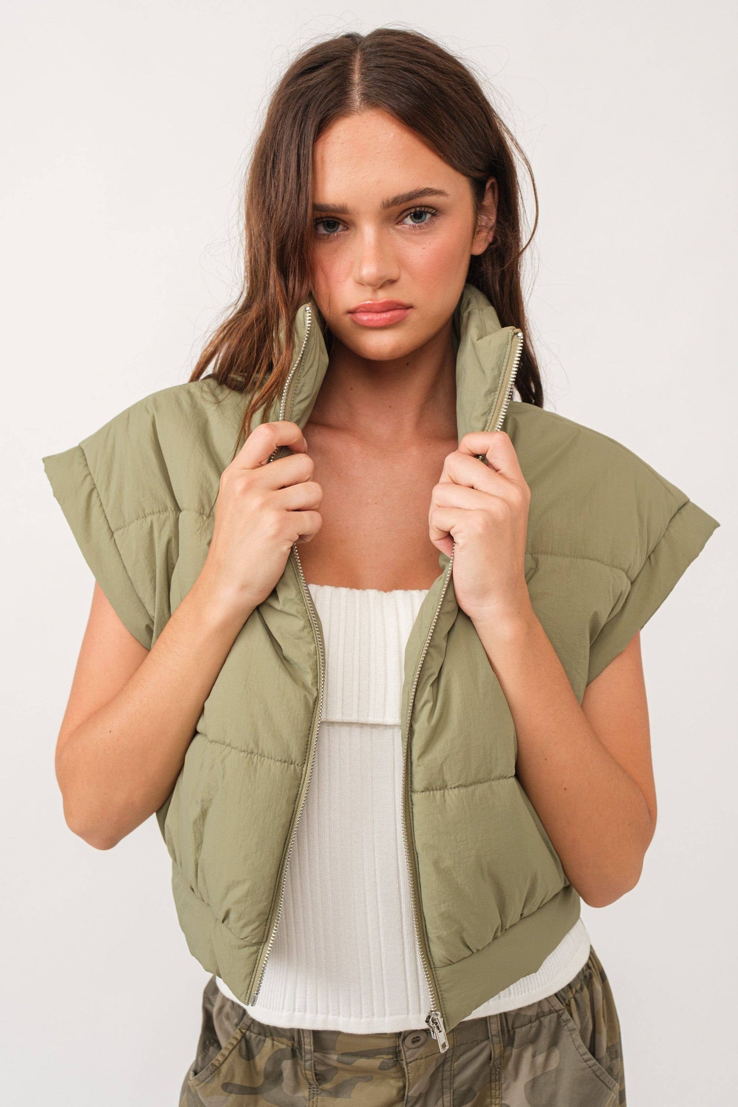 Jemma Short-Length Puffer Vest