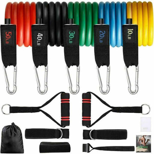 13-Pcs Intey Resistance Band Home Workout Set - Dixie Hike & Style