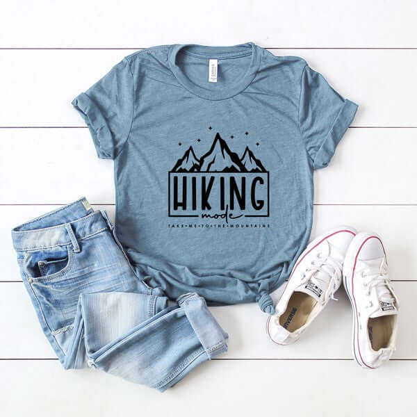 Hiking Mode Take Me To The Mountains Short Sleeve - Dixie Hike & Style