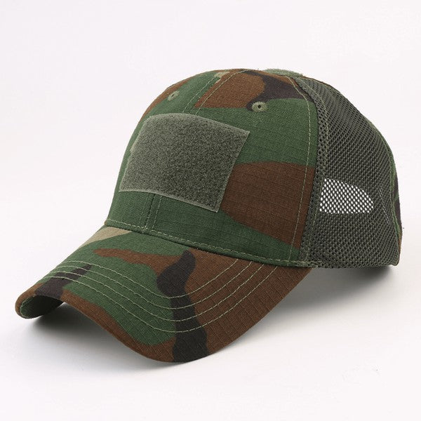 Adjustable Strap Tactical Patch Hat: Comfort Meets Military - Dixie Hike & Style