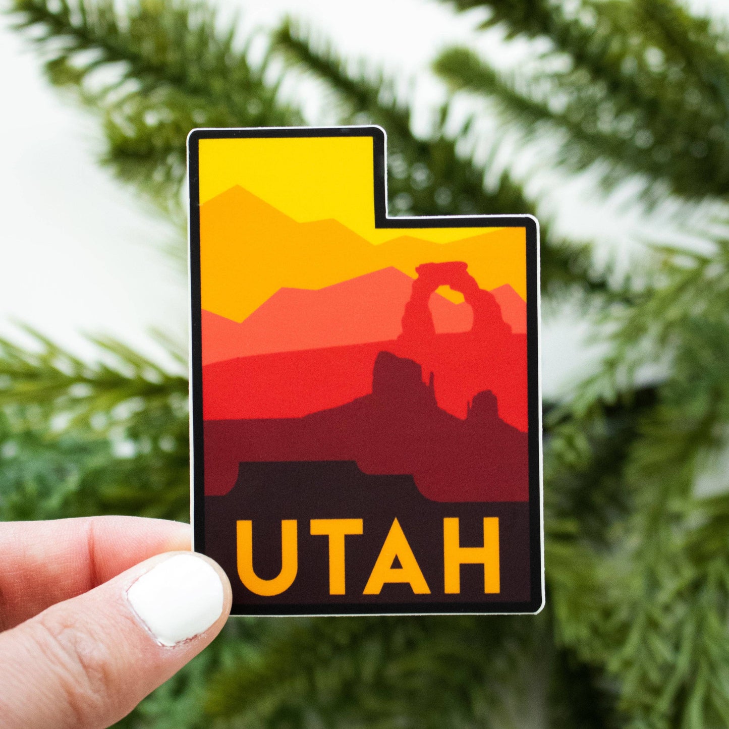 Utah State Sticker - Dixie Hike & Style