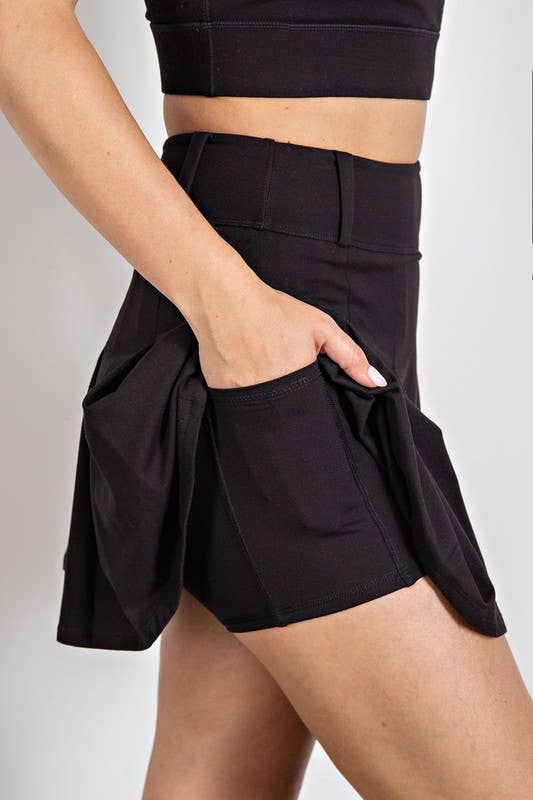 S157037 Butter Soft Pleat Golf Skort