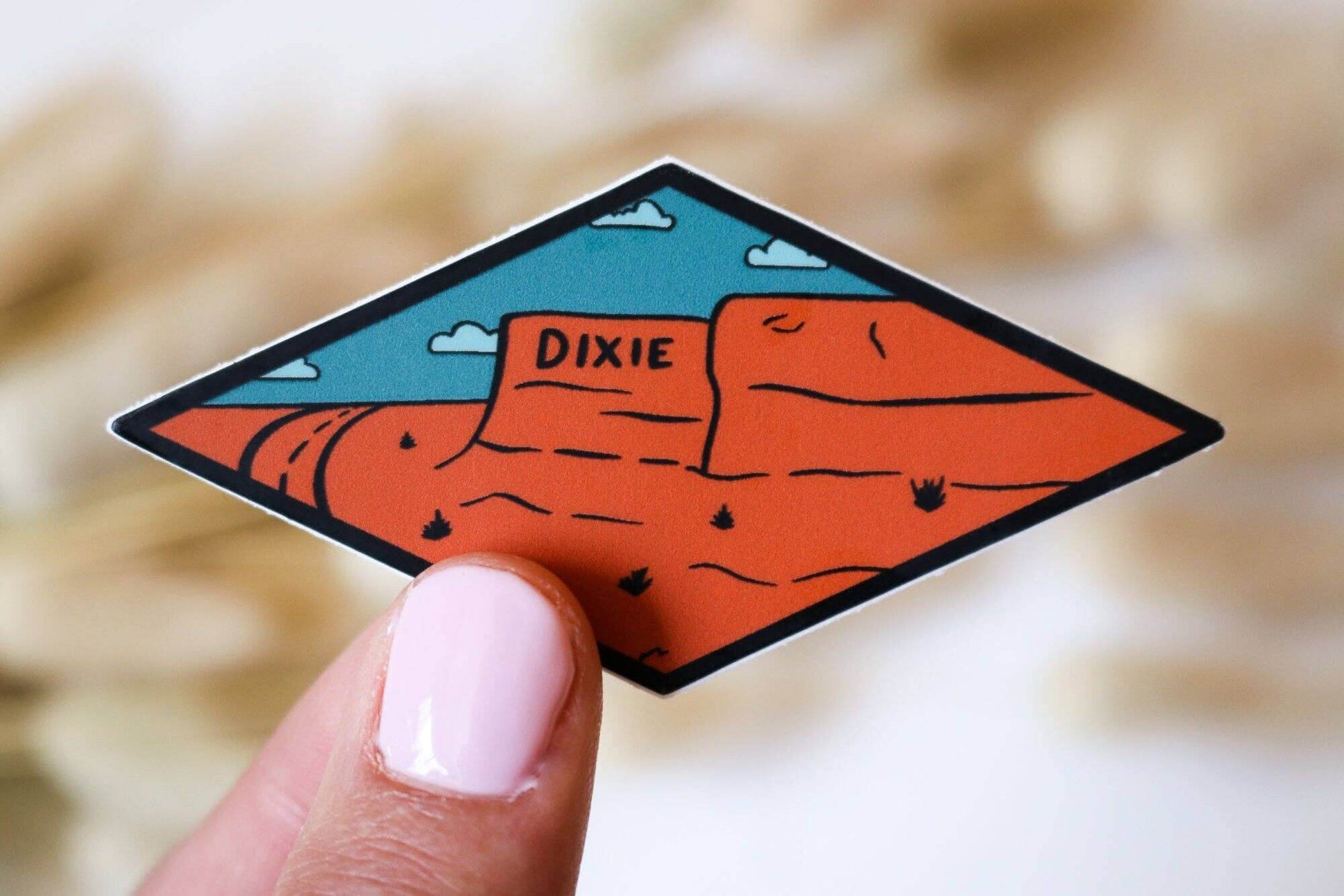 Dixie Rock Sticker | St. George, UT - Dixie Hike & Style