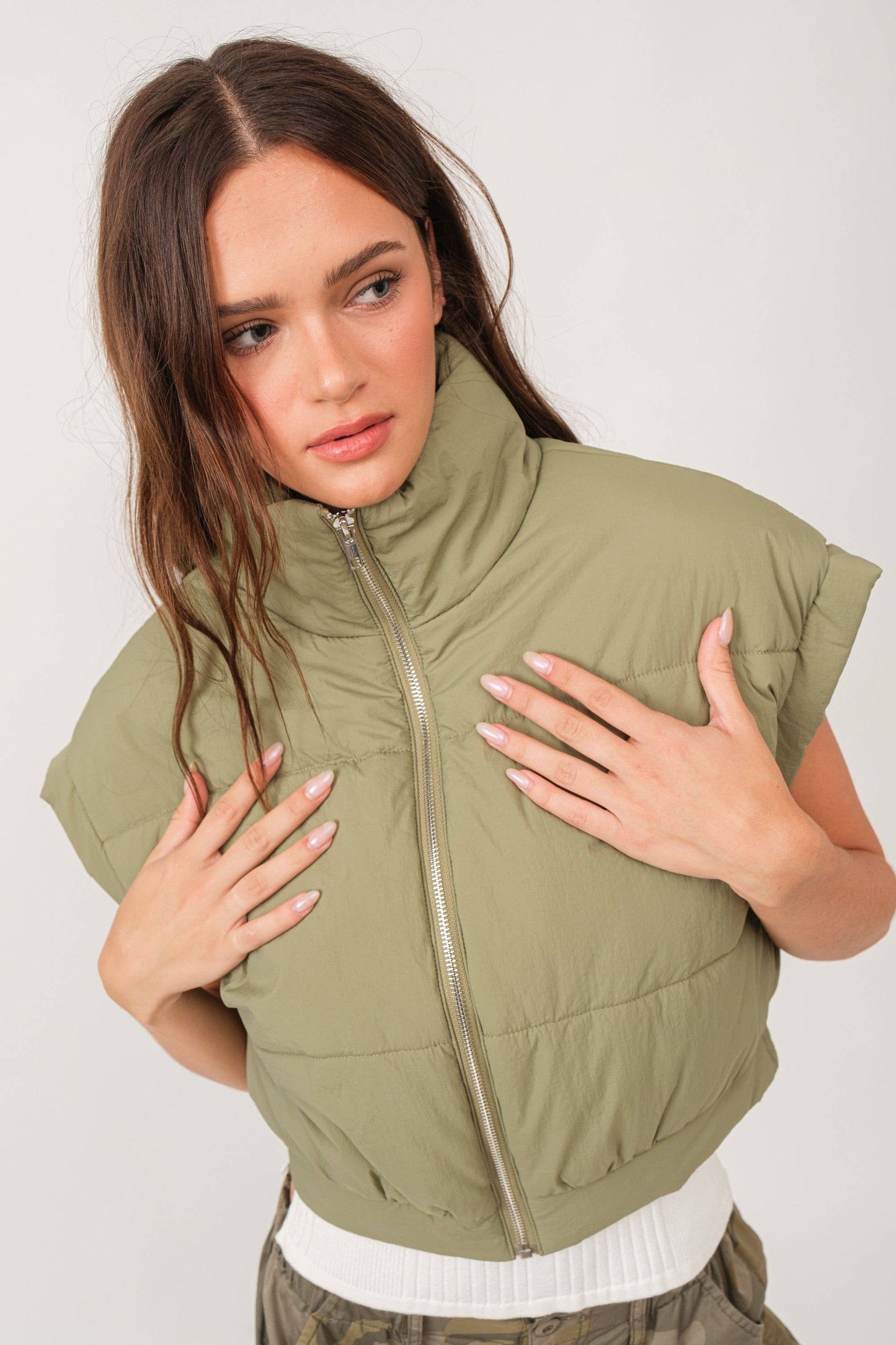 Jemma Short-Length Puffer Vest