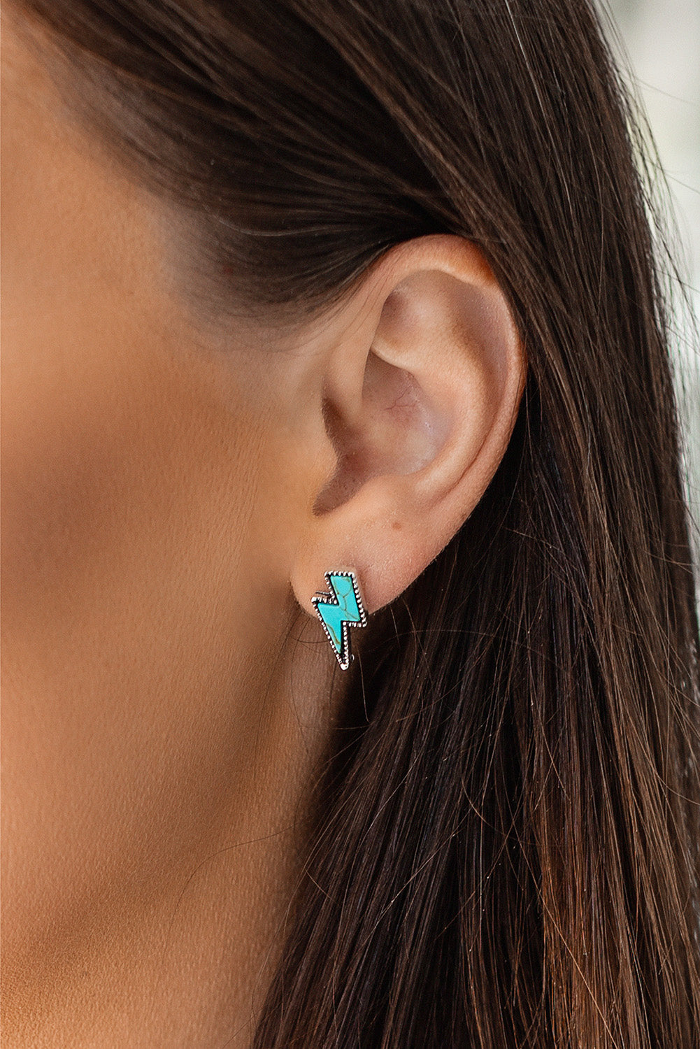 Green Three-piece Turquoise Stud Earrings Set - Dixie Hike & Style