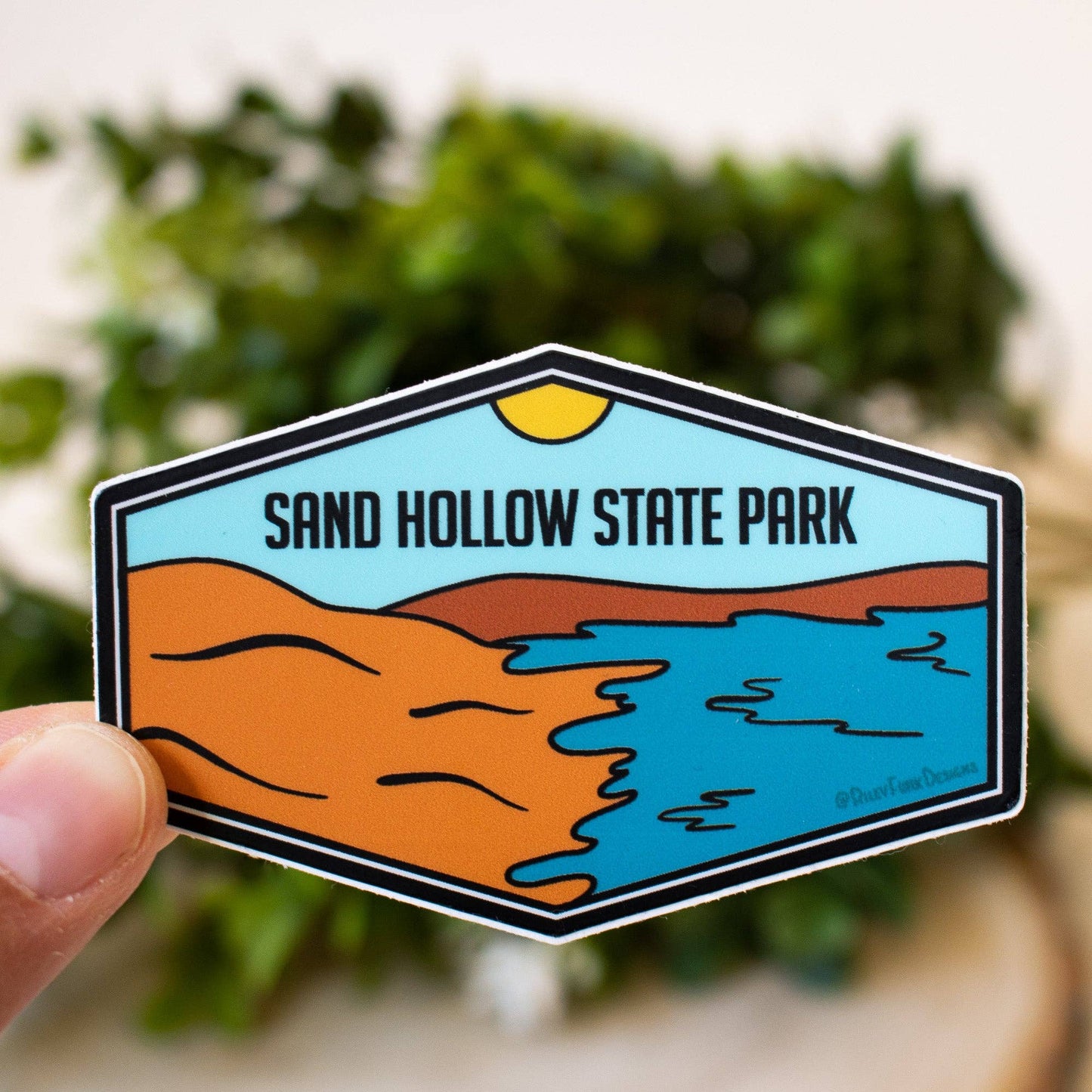 Sand Hollow State Park Sticker - Dixie Hike & Style