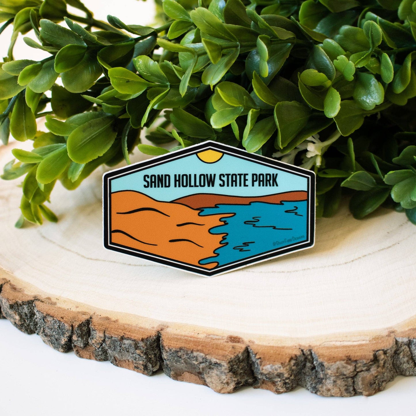 Sand Hollow State Park Sticker - Dixie Hike & Style