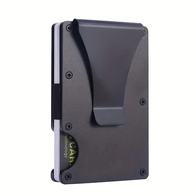 Sleek RFID-Blocking Aluminum Slim Wallet with Money Clip for Men - Dixie Hike & Style