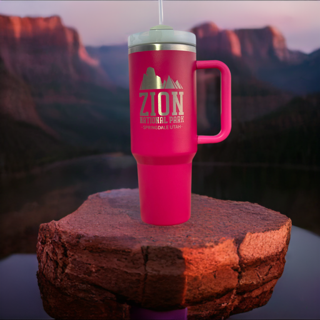 Zion 40oz Stainless Steel Adventure Quencher Tumbler - Dixie Hike & Style