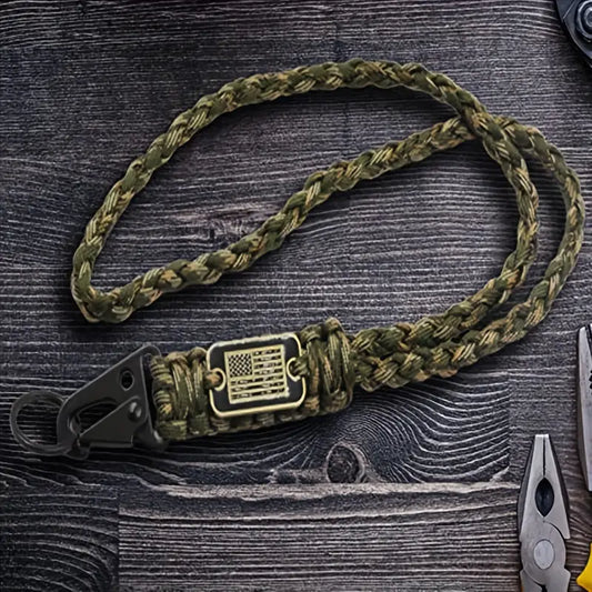 Wild West Stars & Stripes Paracord: Multi-Use Lanyard - Dixie Hike & Style