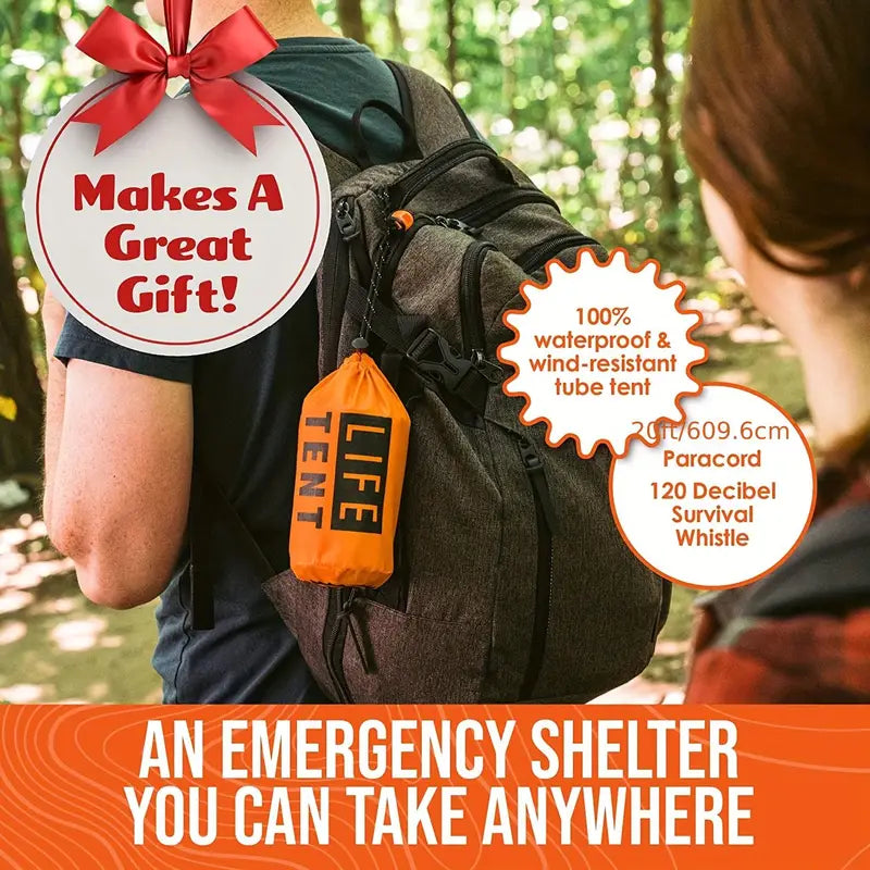 Life Tent 2-Person Emergency Survival Shelter - Dixie Hike & Style