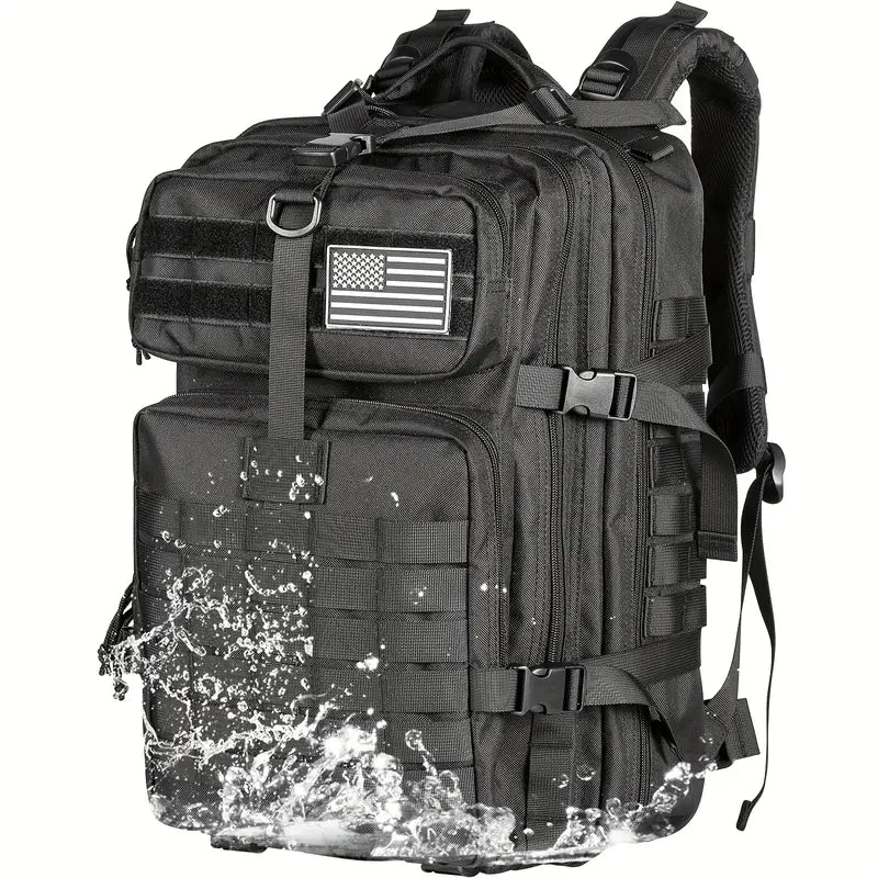 Wild West Frontier 45L Tactical MOLLE Backpack - Dixie Hike & Style