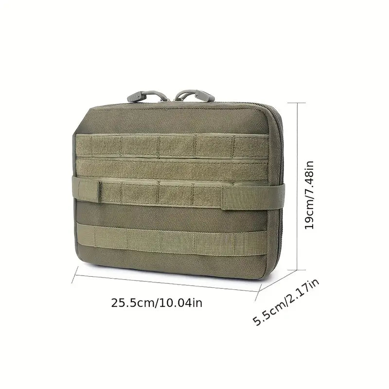 Wild West Trail Scout: Single-Layer MOLLE Utility Waist Bag - Dixie Hike & Style