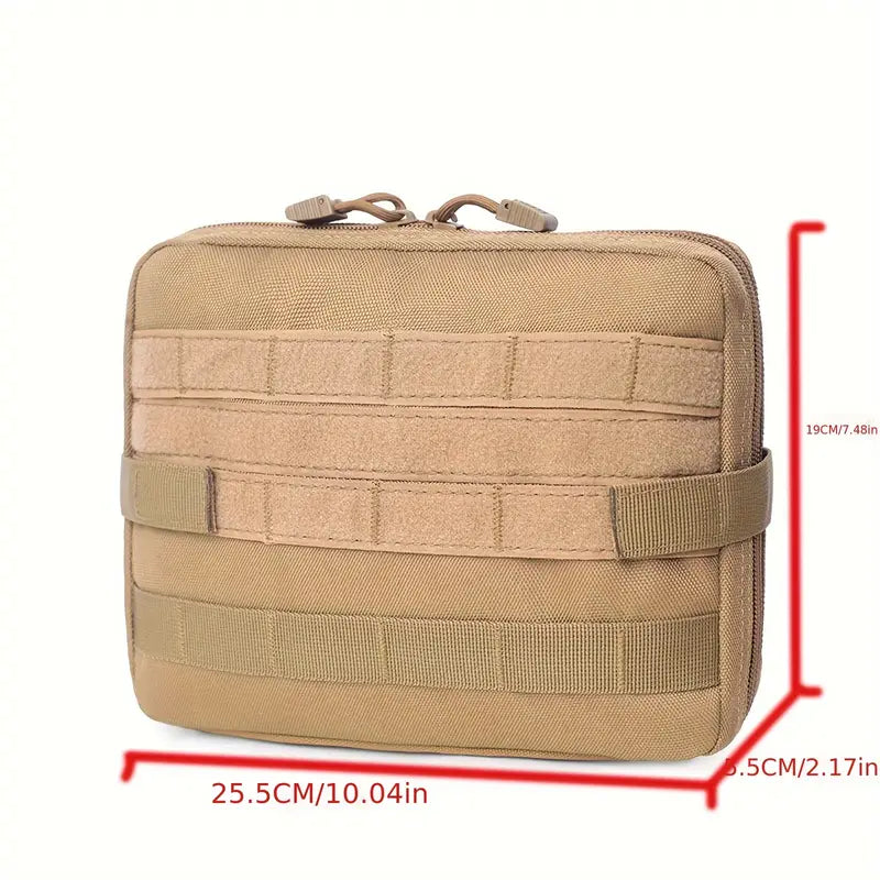 Wild West Trail Scout: Single-Layer MOLLE Utility Waist Bag - Dixie Hike & Style