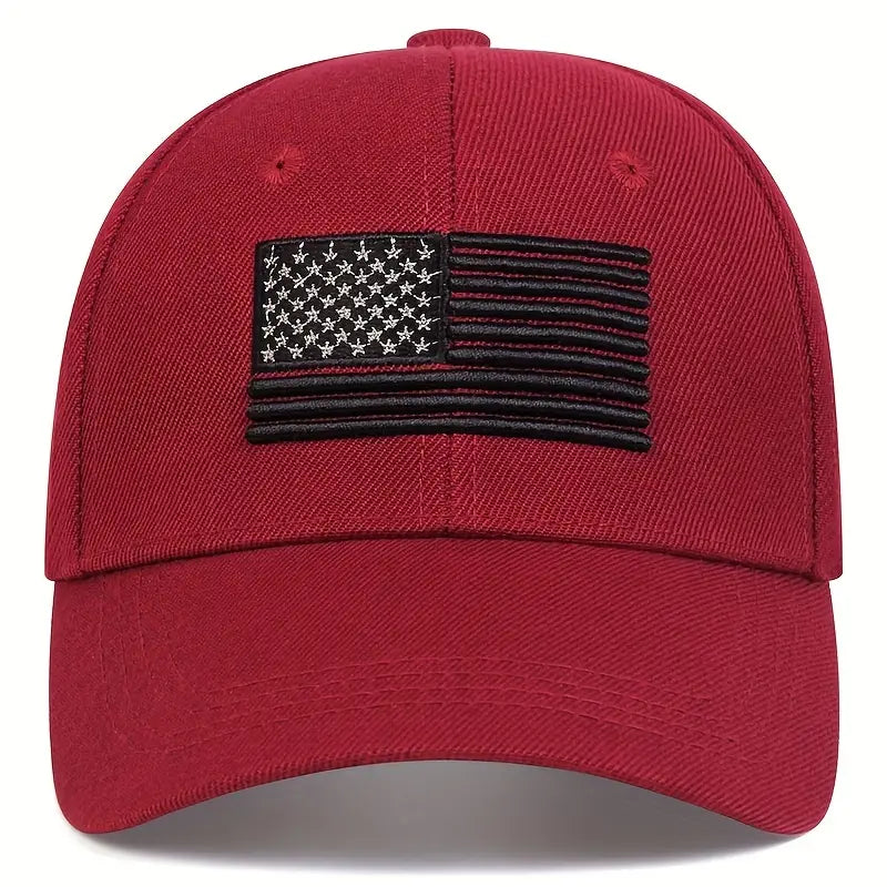 Wild West Patriot Hat - Unisex USA Flag Embroidered Cap - Dixie Hike & Style