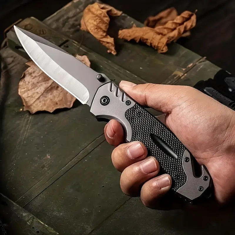 ild West Pioneer Blade: Versatile Outdoor Folding Knife - Dixie Hike & Style