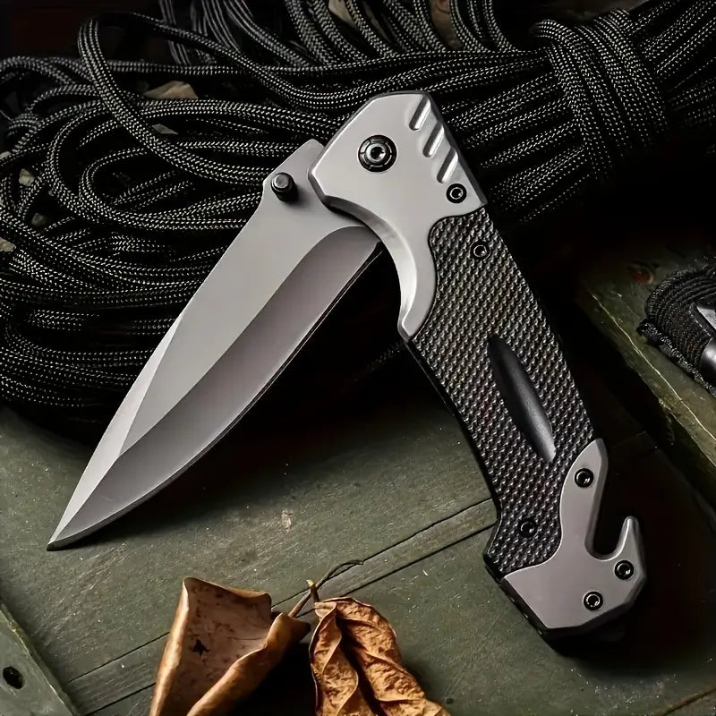 ild West Pioneer Blade: Versatile Outdoor Folding Knife - Dixie Hike & Style