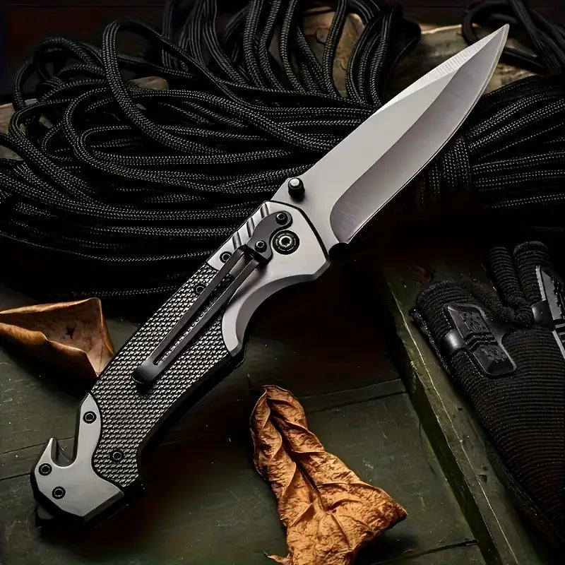 ild West Pioneer Blade: Versatile Outdoor Folding Knife - Dixie Hike & Style