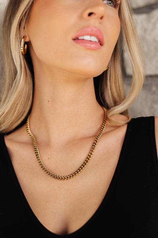 Chain Reaction Gold Plated Choker - Dixie Hike & Style