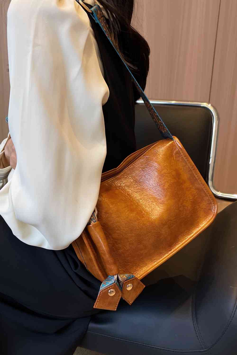 Adored PU Leather Shoulder Bag - Dixie Hike & Style