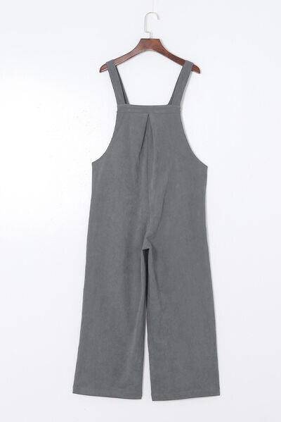 Pocketed Wide Leg Overall - Dixie Hike & Style