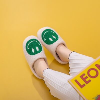 Melody Smiley Face Slippers - Dixie Hike & Style
