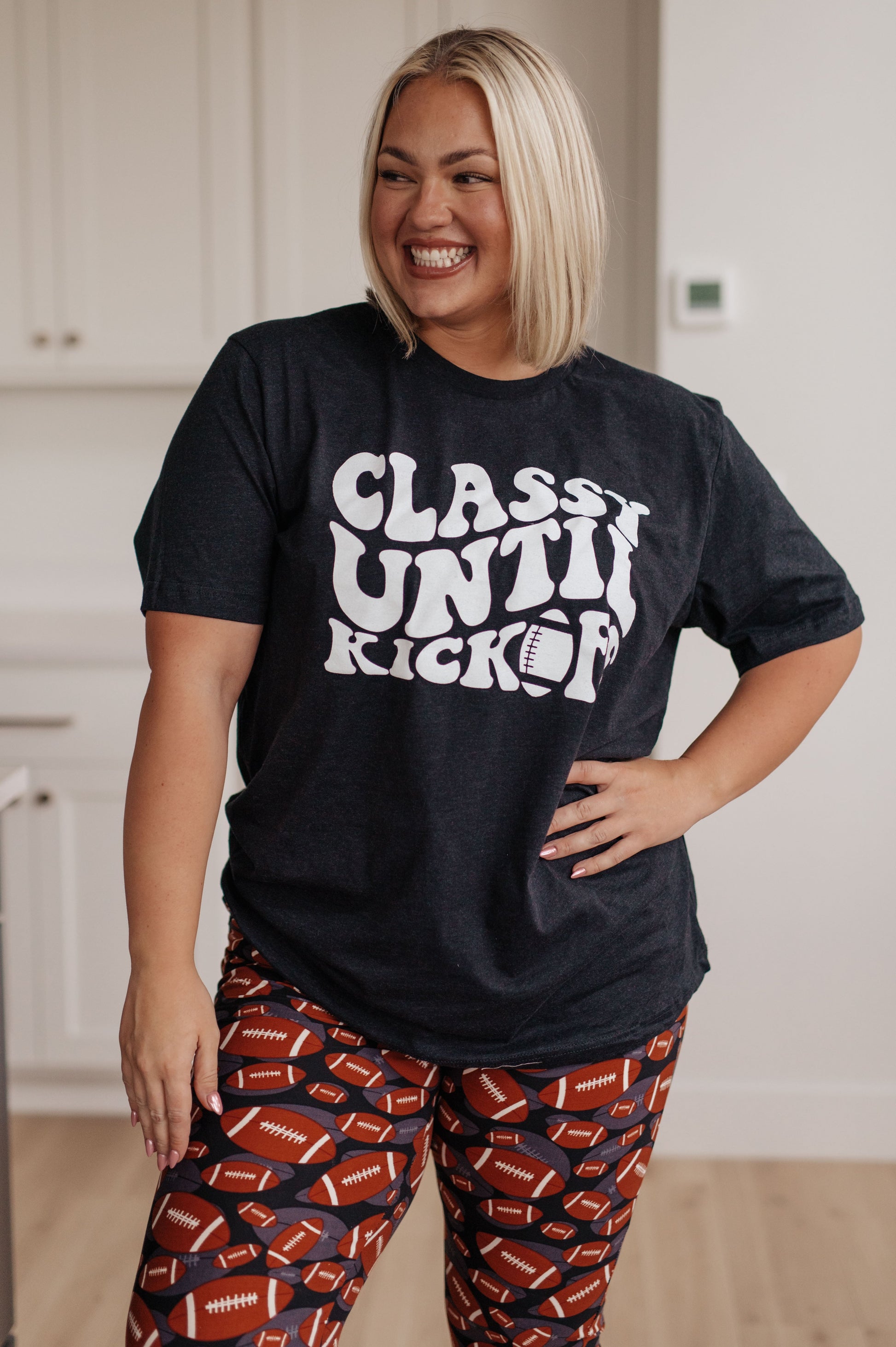 Classy Until Kickoff Tee - Dixie Hike & Style
