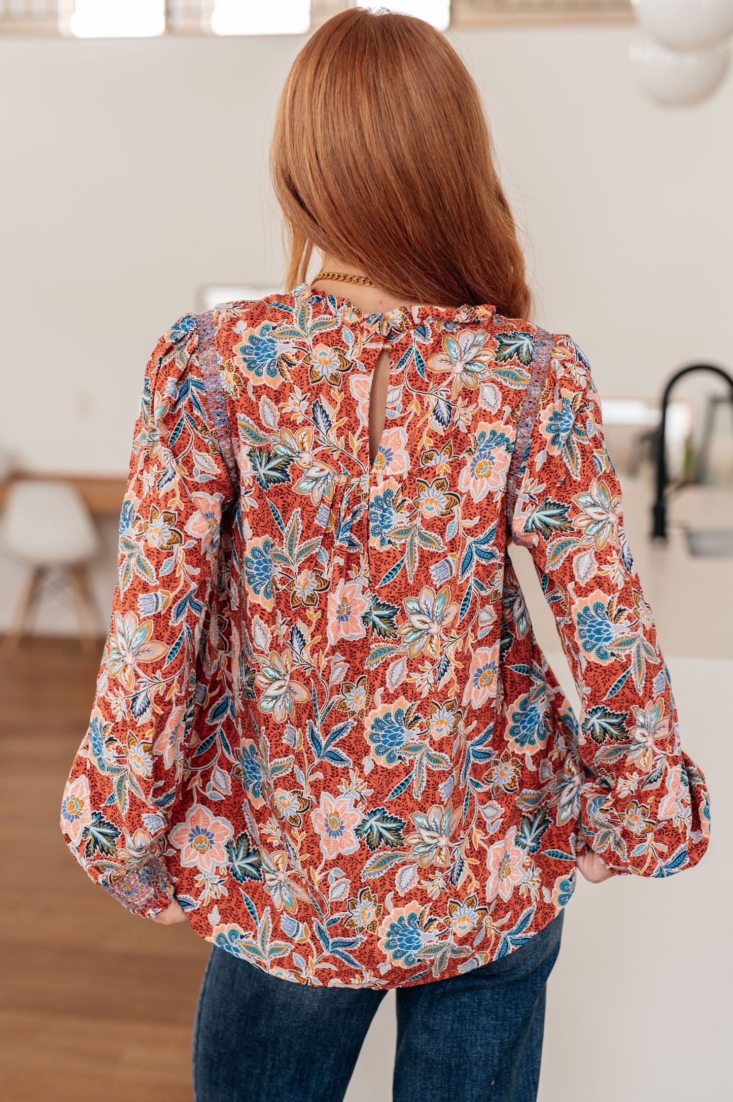 Floral Delight Blouse - Dixie Hike & Style